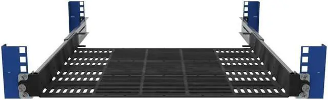 Alt view image 4 of 4 - RackSolutions 1U Light Duty Sliding Laptop Shelf 18" Depth  Ideal for Server Racks