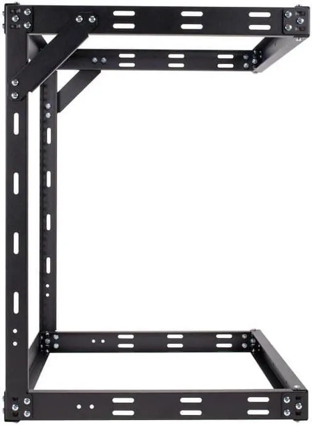 Alt view image 3 of 7 - RackSolutions 12U TechEdge Wall Mount Rack  18" Depth for Secure Networking Equipment Storage