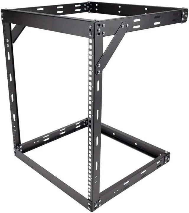Alt view image 5 of 7 - RackSolutions 12U TechEdge Wall Mount Rack  18" Depth for Secure Networking Equipment Storage