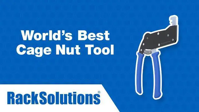 Alt view image 6 of 6 - RackSolutions Worlds Best Cage Nut Tool for IT and Data Center Rack Deployment, Rubberized Grip, Angled Neck for Easy Cage Nut Installation