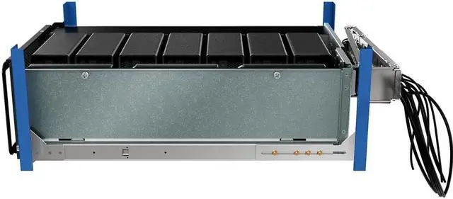 Alt view image 2 of 6 - RackSolutions 5U HyperShelf for 7 Lenovo ThinkStation P3 Ultras  Rack Mount 7 Workstations per Shelf, Integrated Exhaust Fan, Cable Management, and High-Density Design