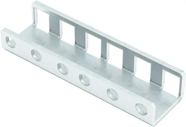 Main image of RackSolutions 2U Adapter Bracket, 2 Bends, 1.00 in Depth, Universal Rack Compatibility, No Hardware