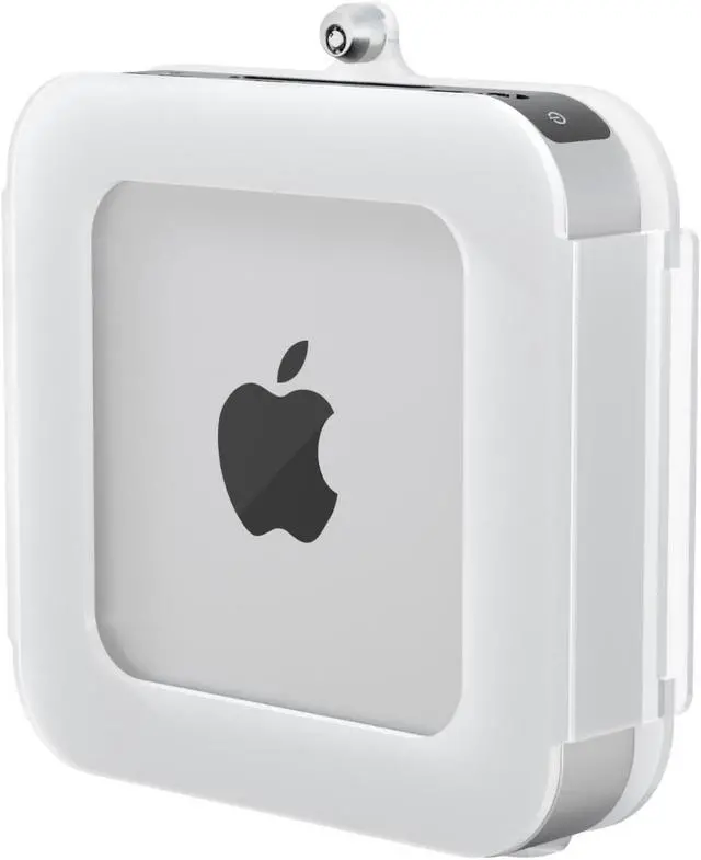 Main image of racksolutions mini mount clear wall mount and vesa mount for mac mini (june 2010 and beyond)
