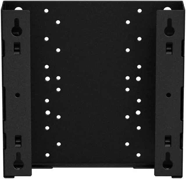 Alt view image 2 of 4 - racksolutions wall mount bracket for lenovo thinkcentre m900 tiny desktop with fixed vesa mount