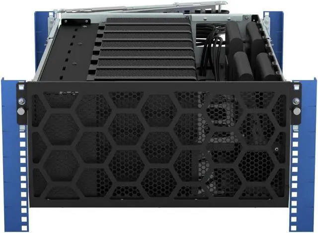 Main image of RackSolutions 5U HyperShelf for 7 Dell Precision 3280 Compact Workstations  Rack Mount 7 PCs per Shelf, Integrated Cooling, Cable Management, and High-Density Design