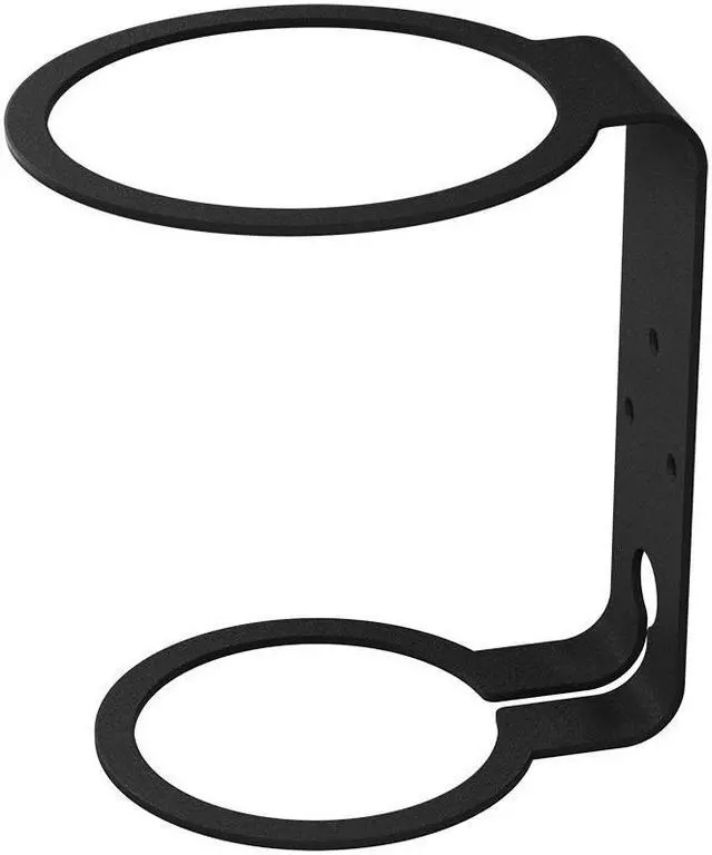 Alt view image 2 of 6 - RackSolutions HomeBase Wall Mount for 2nd Generation HomePod  Black, Fully Assembled, Open Design, Includes Hardware