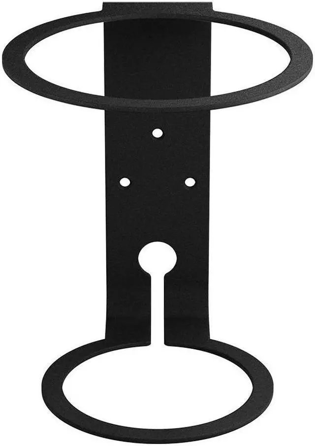 Alt view image 4 of 6 - RackSolutions HomeBase Wall Mount for 2nd Generation HomePod  Black, Fully Assembled, Open Design, Includes Hardware