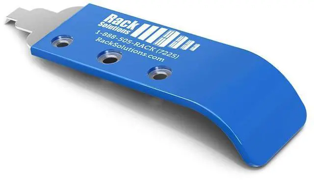 Alt view image 6 of 12 - RackSolutions Cage Nut Tool, Stainless Steel with Plastic Cover, Built-in Size Reference Guide, Compatible with 10-32, 12-24, M6 Screws
