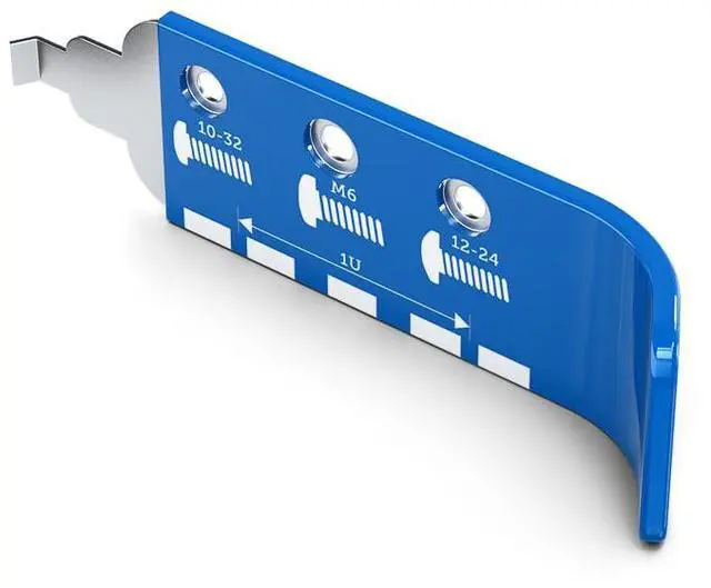 Alt view image 11 of 12 - RackSolutions Cage Nut Tool, Stainless Steel with Plastic Cover, Built-in Size Reference Guide, Compatible with 10-32, 12-24, M6 Screws