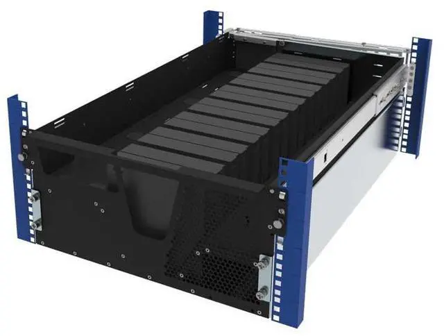 Main image of RackSolutions 5U HyperShelf for 16 Dell Optiplex Micro - High-Efficiency Rack Shelf for Server Clusters, Includes Cable Management