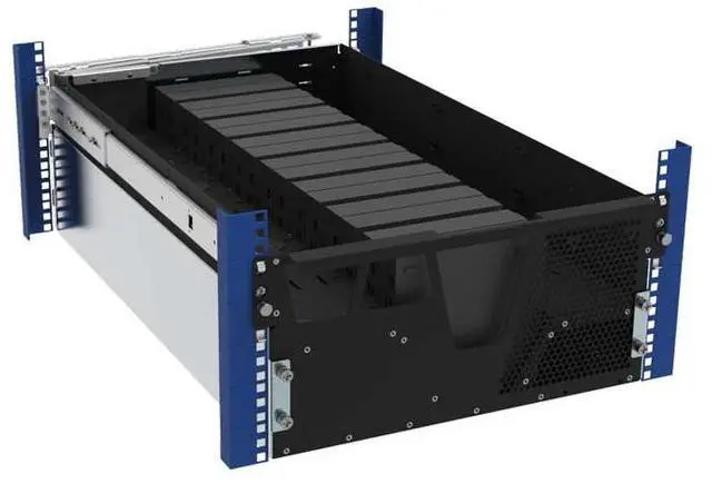 Alt view image 2 of 7 - RackSolutions 5U HyperShelf for 16 Dell Optiplex Micro - High-Efficiency Rack Shelf for Server Clusters, Includes Cable Management