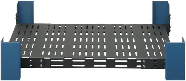 Alt view image 3 of 7 - Rack Solutions Mounting Shelf for Rack - 500 lb Load Capacity - Steel - Black