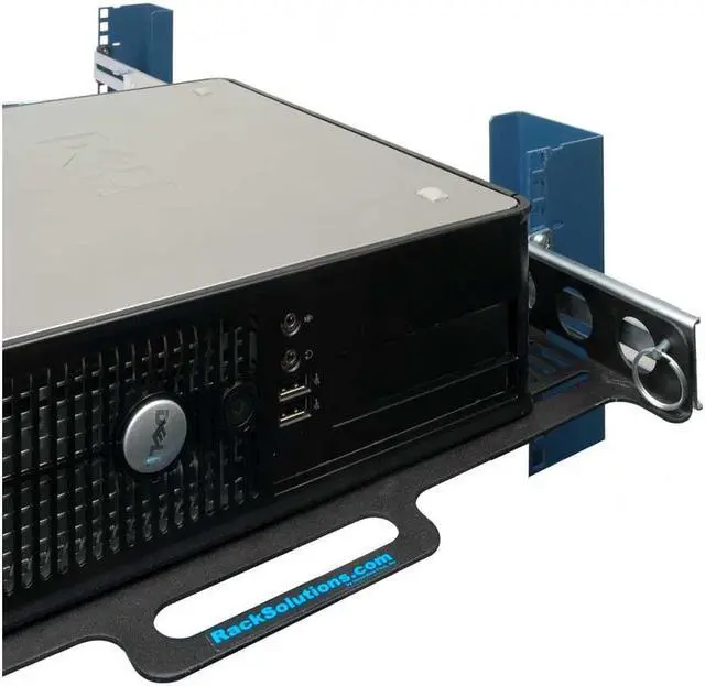 Alt view image 2 of 5 - RackSolutions 1U Dry Sliding Seismic Transport Shelf, 24" Depth, Cable Management Arm