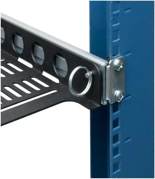 Alt view image 3 of 5 - RackSolutions 1U Dry Sliding Seismic Transport Shelf, 24" Depth, Cable Management Arm