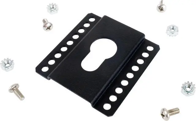 Alt view image 4 of 6 - RackSolutions Button Mount Adapter for Rack 111, PDU and Accessory Mounting, 2 Brackets with Hardware