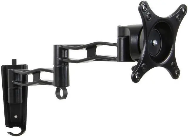 Alt view image 2 of 4 - RackSolutions Universal Monitor Wall Mount Arm, Adjustable with 14" Extension, 75-100mm VESA