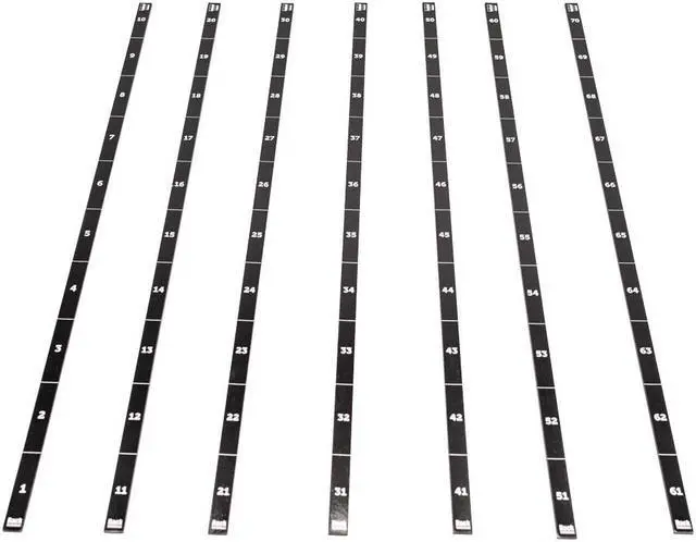 Alt view image 3 of 3 - RackSolutions Magnetic U-Space Label 2-Pack, Labels Up to 70U for Server Racks and Cabinets