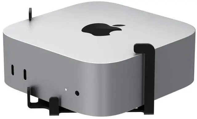 Main image of RackSolutions Quickmount VESA Wall Mount for Apple Mac Mini (M4, 2024), 75mm & 100mm Compatible, Durable Steel Construction