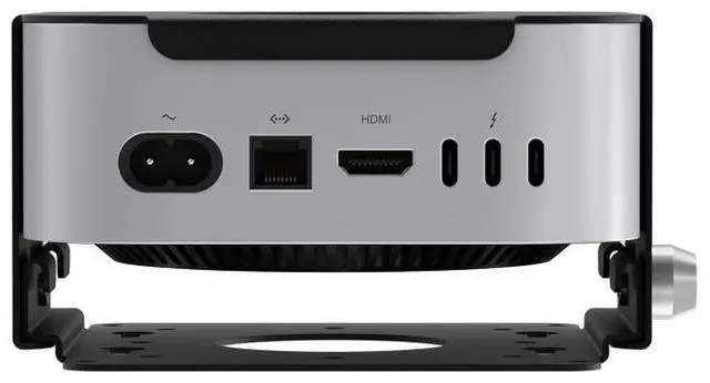 Alt view image 4 of 7 - RackSolutions 105-D Wall Mount for Apple Mac Mini (M4, 2024), Secure Locking Enclosure with Dual VESA Mounting, 75mm & 100mm Compatible