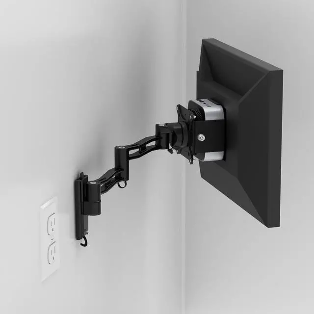 Alt view image 7 of 7 - RackSolutions 105-D Wall Mount for Apple Mac Mini (M4, 2024), Secure Locking Enclosure with Dual VESA Mounting, 75mm & 100mm Compatible
