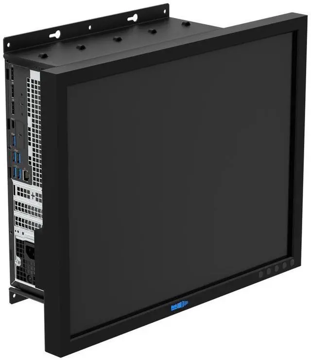Alt view image 5 of 7 - RackSolutions 135-B Wall Mount for Dell Pro Slim PCs, VESA 75/100 Compatible, Includes Mounting Hardware, Supports Flat Panel Displays