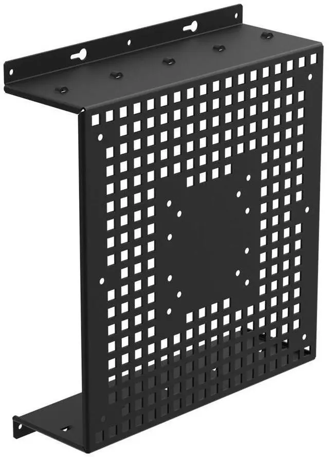 Alt view image 6 of 7 - RackSolutions 135-B Wall Mount for Dell Pro Slim PCs, VESA 75/100 Compatible, Includes Mounting Hardware, Supports Flat Panel Displays