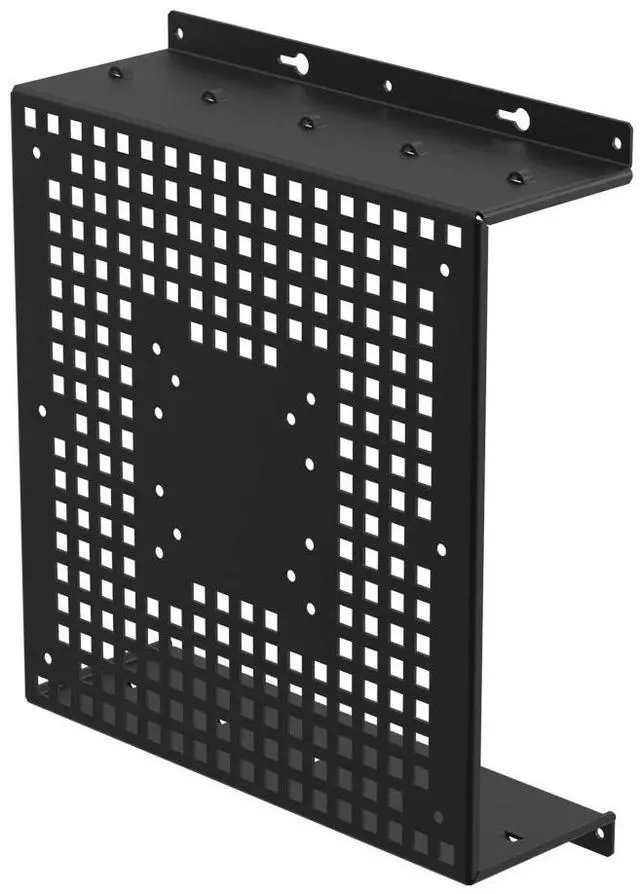 Alt view image 3 of 7 - RackSolutions 135-B Wall Mount for Dell Pro Slim PCs, VESA 75/100 Compatible, Includes Mounting Hardware, Supports Flat Panel Displays