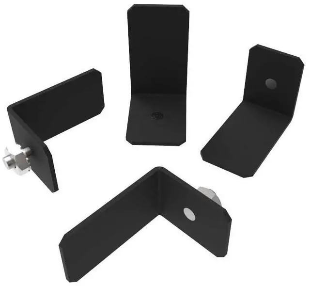 Main image of RackSolutions Universal L-Bracket 4-Pack for Modular Device Testing Shelf, Flexible Device Mounting Solution