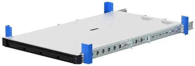 Main image of RackSolutions 1U Raven 195-A Rail for HPE ProLiant Gen11/Gen12 Servers, Fits 2-Post & 4-Post Racks, Supports Square, Round, Threaded Holes