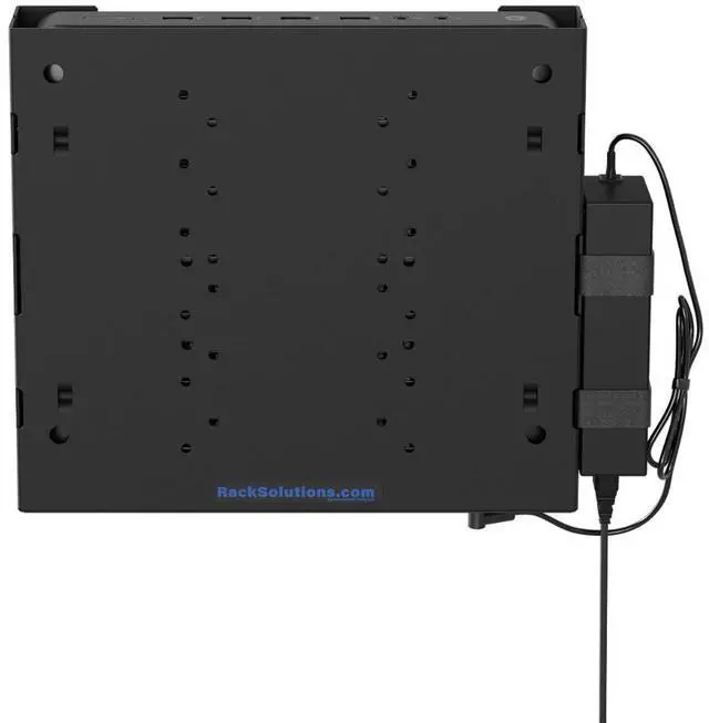 Alt view image 2 of 7 - RackSolutions 120-A Fixed Wall Mount for HP Thin Client PCs - Compatible with t610, t620, t730, and t620 PLUS - VESA 75mm & 100mm - Includes Mounting Hardware