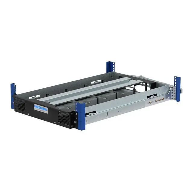 Alt view image 2 of 7 - RackSolutions 2U HyperShelf for 10 Mac Mini M4 and M4 Pro (2024), Integrated Airflow, Cable Management, Extends for In-Rack Serviceability - OEM