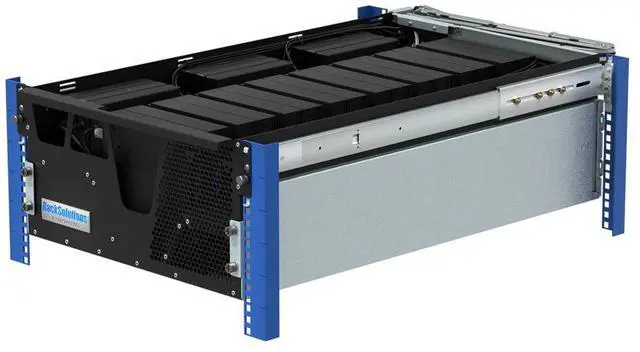 Main image of RackSolutions 5U HyperShelf for 16 Dell Optiplex Micro - High-Efficiency Rack Shelf for Server Clusters, Includes Cable Management