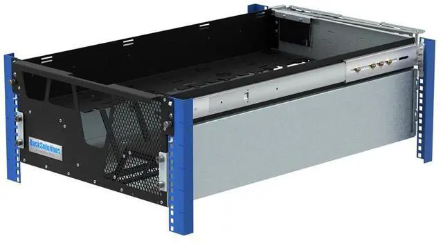 Alt view image 2 of 7 - RackSolutions 5U HyperShelf for 16 Dell Optiplex Micro - High-Efficiency Rack Shelf for Server Clusters, Includes Cable Management
