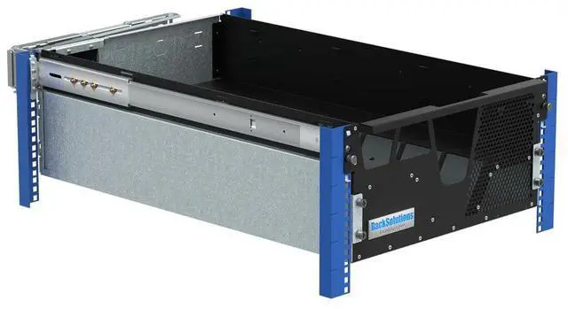 Alt view image 4 of 7 - RackSolutions 5U HyperShelf for 16 Dell Optiplex Micro - High-Efficiency Rack Shelf for Server Clusters, Includes Cable Management