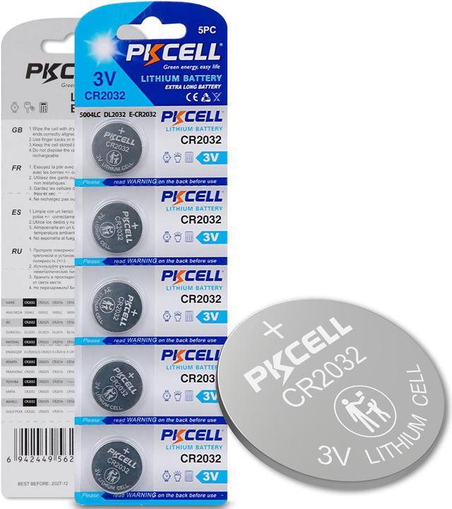 Alt view image 2 of 7 - PKCELL 100Pcs CR2032 Battery,Long-Lasting & High Capacity CR 2032 3V Coin & Button Cell Lithium Batteries with Adaptive Power and Superior Safety