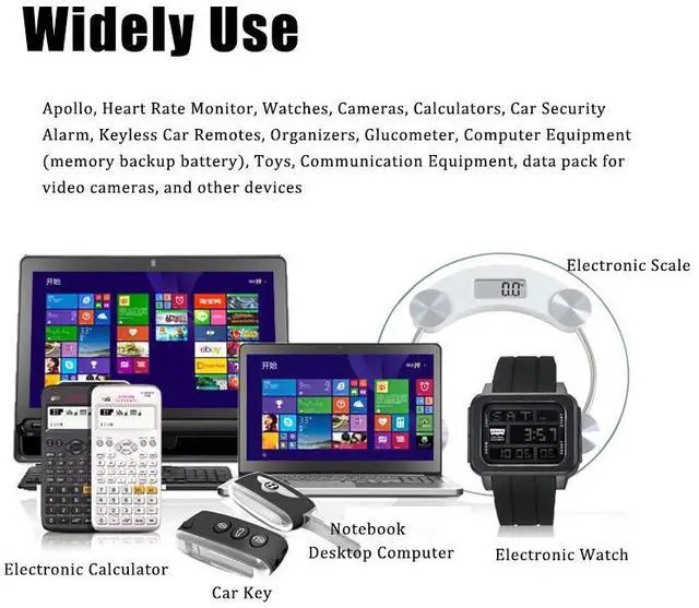 Alt view image 6 of 6 - PKCELL 20 Pack CR2450 Battery CR2450 3V Lithium Battery, High Capacity, Long Lasting Power, Mercury-Free