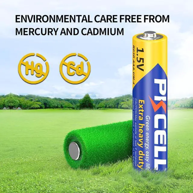 Alt view image 3 of 5 - PKCELL AAA Batteries 40 Pack, Triple A Batteries, 1.5V High-Performance Carbon Battery for LED Candles Clock Remote Controls Flashlights