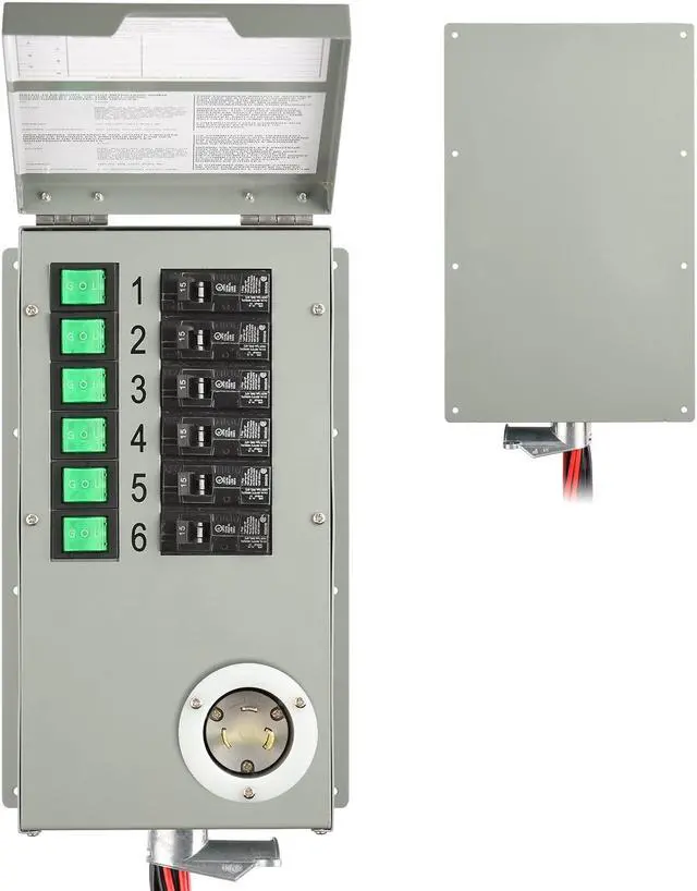 Main image of Nature's Generator Transfer Switch 6 Circuits 120V 30A Non-Automatic Power Transfer Kit