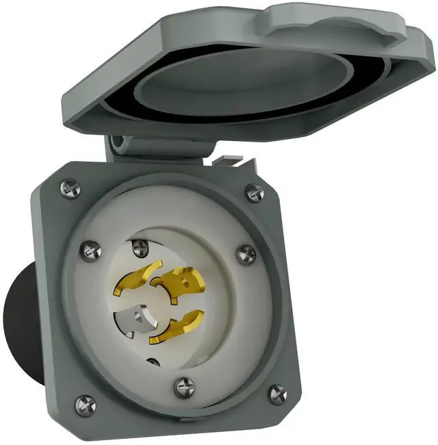 Alt view image 2 of 7 - Nature's Generator 125V/250V 30A Power Inlet Box L14-30P