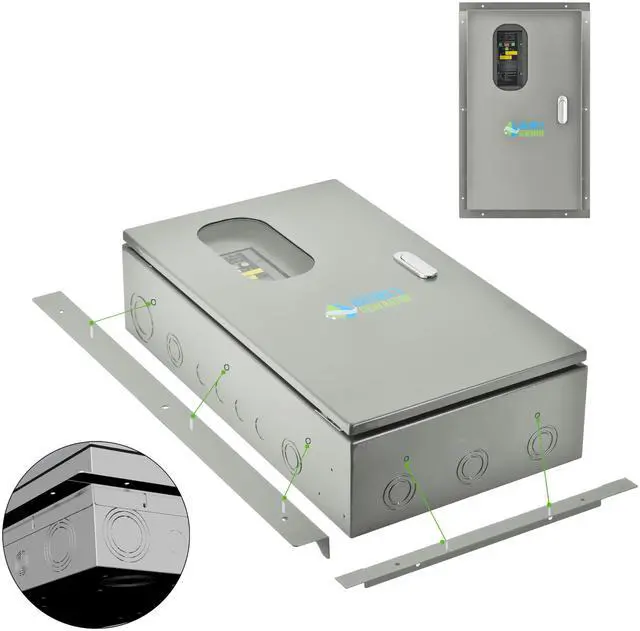 Alt view image 3 of 5 - Nature's Generator Automatic 50A Transfer Switch with 50A Power Inlet Box CS6375