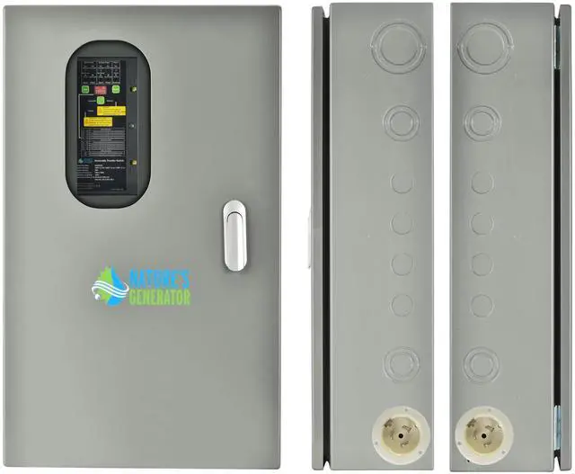 Alt view image 4 of 5 - Nature's Generator Automatic 50A Transfer Switch with 50A Power Inlet Box CS6375