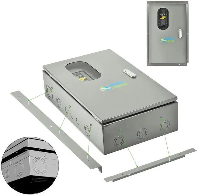 Alt view image 4 of 5 - Nature's Generator Automatic Transfer Switch 120/240V 30A  Power Transfer Kit