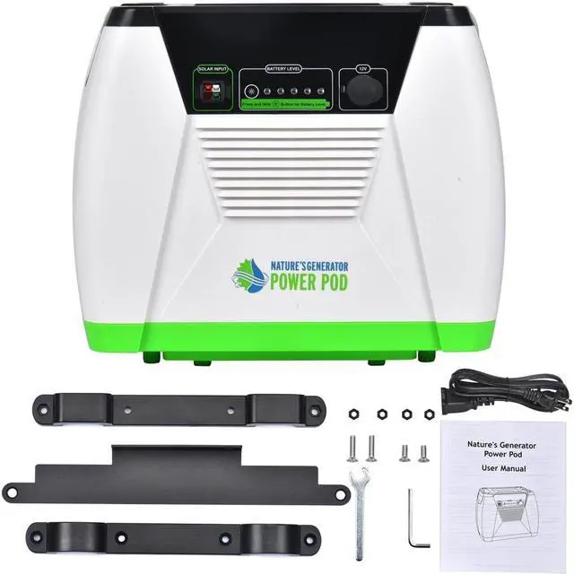 Main image of NATURES GENERATOR 1800W Solar & Wind Generator Power Pod