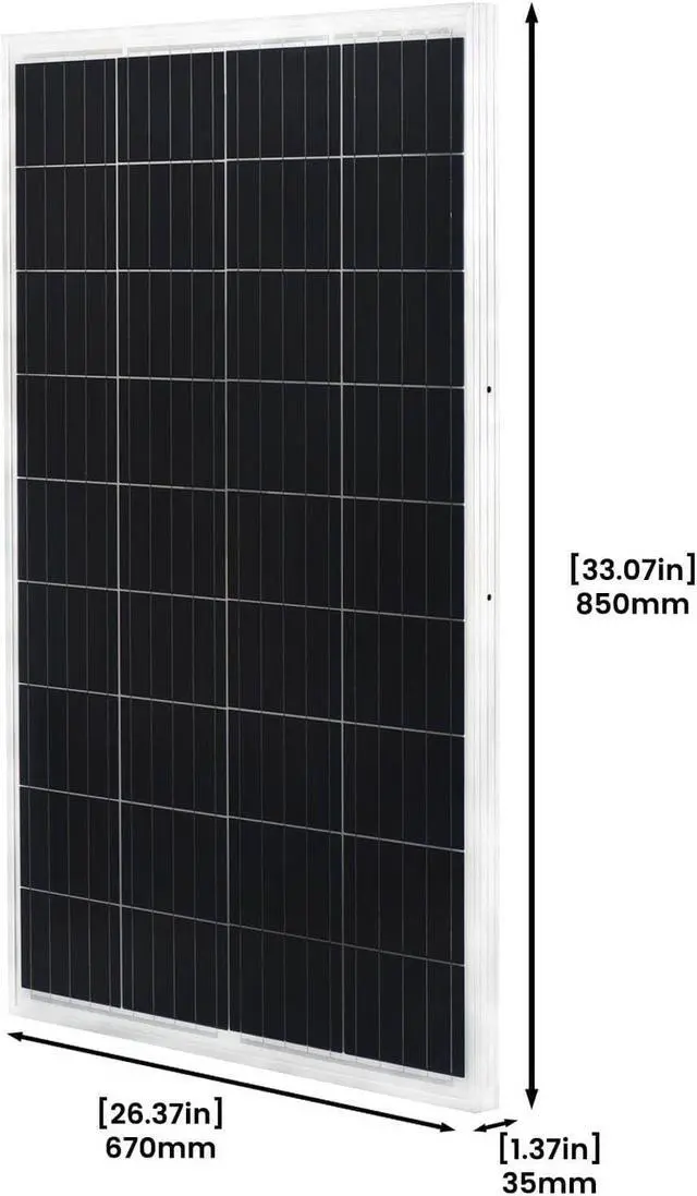 Alt view image 6 of 6 - NATURE'S GENERATOR 1800W Platinum System: Solar & Wind Powered Off-Grid Portable Generator + 3×100W Solar Panel+Power pod