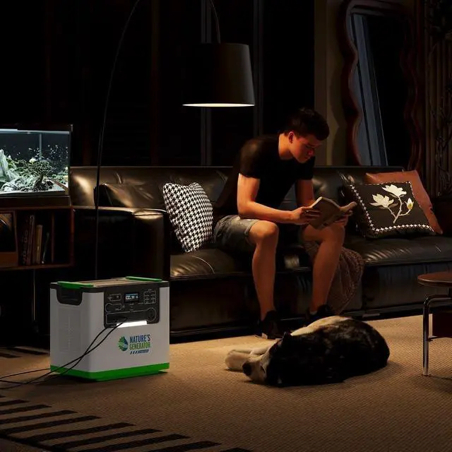 Alt view image 4 of 4 - Nature's Generator 3072Wh  Lithium 3600W Portable Power Station with Advanced LiFePO4 Battery and Multi-Charging Options for Home and Outdoor Use