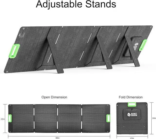 Main image of Nature's Generator 200W Folding Solar Panel