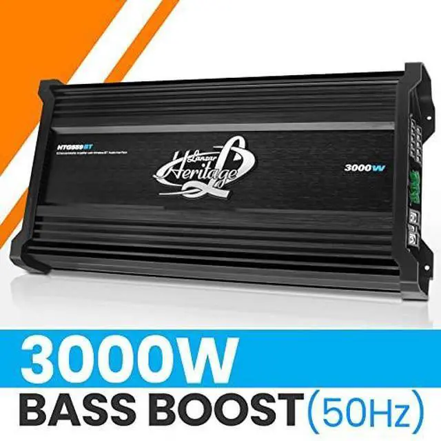 Alt view image 4 of 7 - Lanzar 5-Channel Mosfet Amplifier - Wireless BT Streaming Audio Interface, 2 Ohm Stereo Stable with High Pass and Low Pass Filter Controls, Bridgeable at 4 Ohms, Bass Boost Circuit - HTG559BT