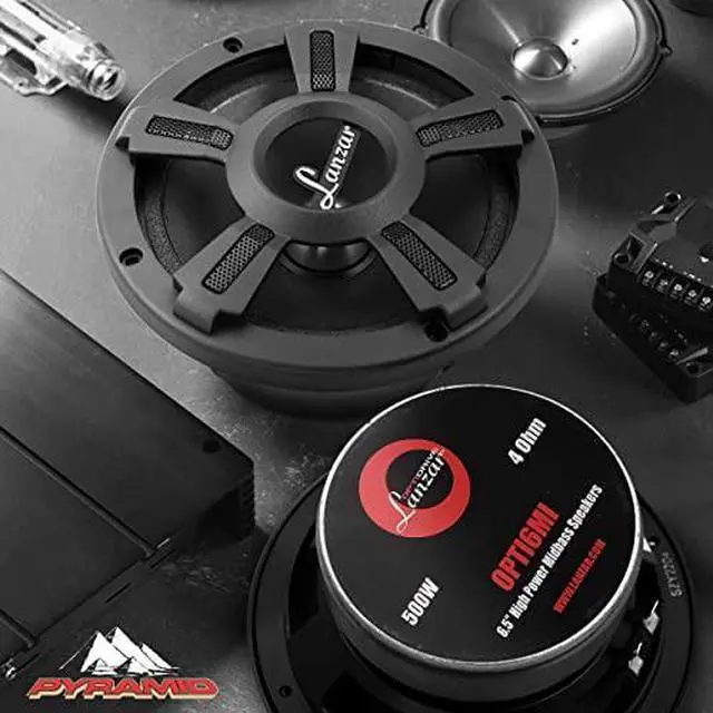 Alt view image 16 of 18 - LANZAR OPTI6MI 6.5" 500W Car Mid bass Mid Range Speaker Audio Stereo