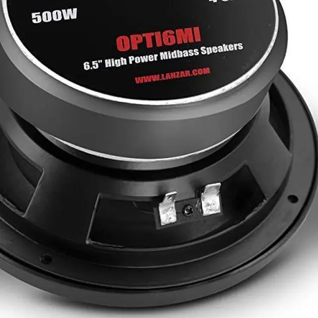 Alt view image 17 of 18 - LANZAR OPTI6MI 6.5" 500W Car Mid bass Mid Range Speaker Audio Stereo