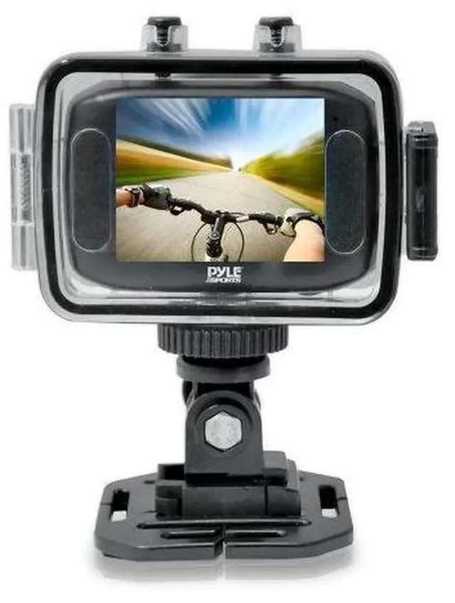 Alt view image 17 of 18 - Pyle - High-Definition Sport Action Camera with 720p Wide-Angle Camcorder, 5.0 MP Camera, 2-Inch Touch Screen (Orange Color)